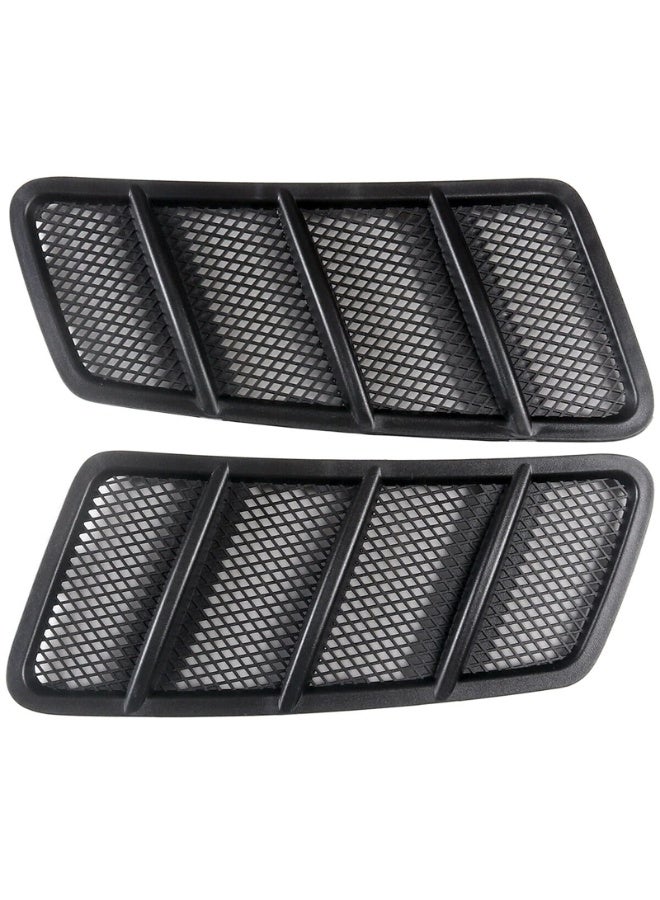 KISSUN 1668800105 1668800205 Pair Front Hood Vent Air Grille Cover Fit for Mercedes Benz W166 ML GL Class GL350 GL450 ML350 2012-2015 Hood Air Vent Grille Left and Right Side - Image 1